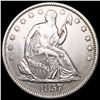 Image 1 : 1857 Seated Liberty Half Dollar LIGHTLY CIRCULATED