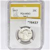 Image 1 : 1917 Standing Liberty Quarter PGA MS63 Ty 2