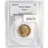 Image 1 : 1913-D T1 Buffalo Nickel PCGS MS64