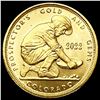 2022 Colorado 24kt .10ozt Gold Round CHOICE BU