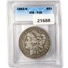 1893-O Morgan Silver Dollar ICG F15