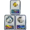 Image 2 : 2022 Negro Leagues Proof Set (3) NGC PF UC