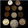 Image 2 : (11) Misc Coins (1856, 1857, 1860, 1892, 1902, (2