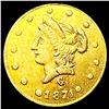 Image 1 : 1871 Round California Gold Half Dollar CLOSELY UNC