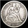Image 1 : 1863-S Seated Liberty Dime NICELY CIRCULATED