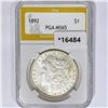 Image 1 : 1892 Morgan Silver Dollar PGA MS65
