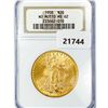 Image 1 : 1908 $20 Gold Double Eagle NGC MS62 No Motto