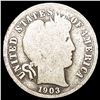 Image 1 : 1903-S Barber Dime NICELY CIRCULATED