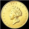 Image 1 : 1855 Rare Gold Dollar LIGHTLY CIRCULATED