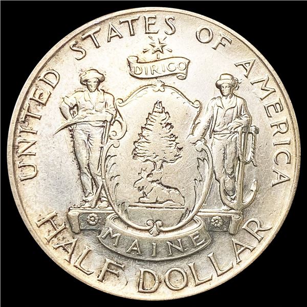 1920 Maine Half Dollar ABOUT UNCIRCULATED