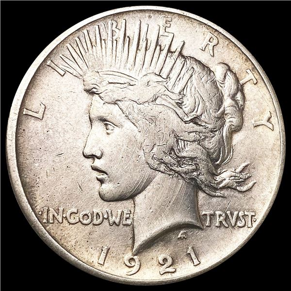 1921 Silver Peace Dollar NEARLY UNCIRCULATED