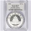Image 2 : 2020 10 Yn China Panda Silver PCGS MS70 1st Day Is