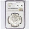 Image 1 : 1887-O Morgan Silver Dollar NGC MS62