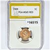 Image 1 : 1909 Indian Head Cent PGA MS65 RED