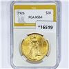 Image 1 : 1926 $20 Gold Double Eagle PGA MS64