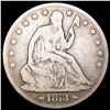 Image 1 : 1873 Arrows Seated Liberty Half Dollar NICELY CIRC
