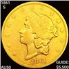Image 1 : 1861-S $20 Gold Double Eagle HIGH GRADE