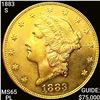 Image 1 : 1883-S $20 Gold Double Eagle GEM BU PL