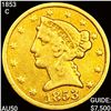 Image 1 : 1853-C $5 Gold Half Eagle HIGH GRADE