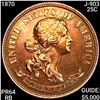 Image 1 : 1870 J-903 25C CHOICE PROOF RB