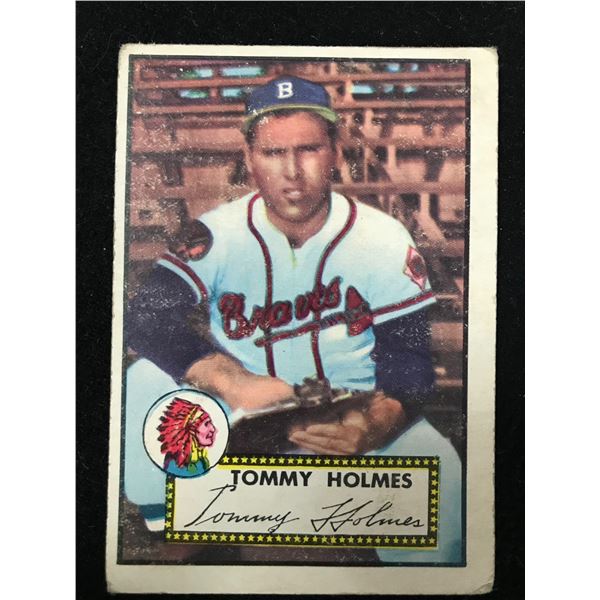 1952 TOPPS NO. 289 TOMMY HOLMES