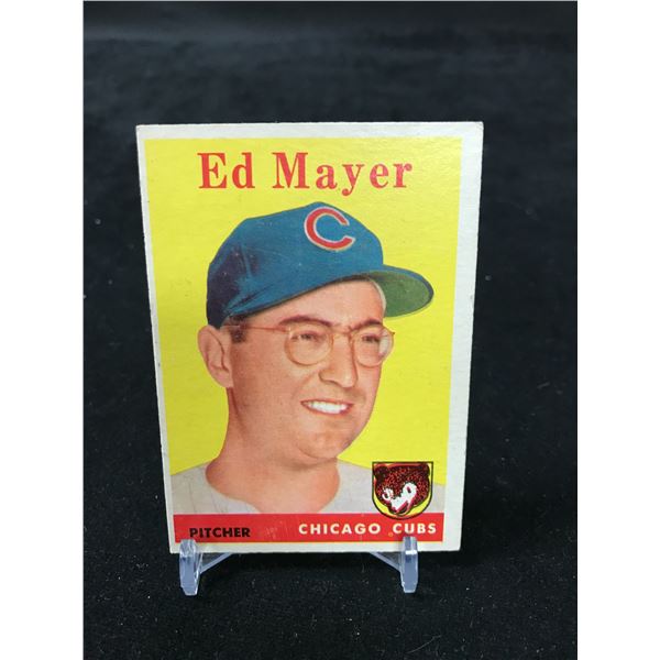 1958 TOPPS NO. 461 ED MAYER