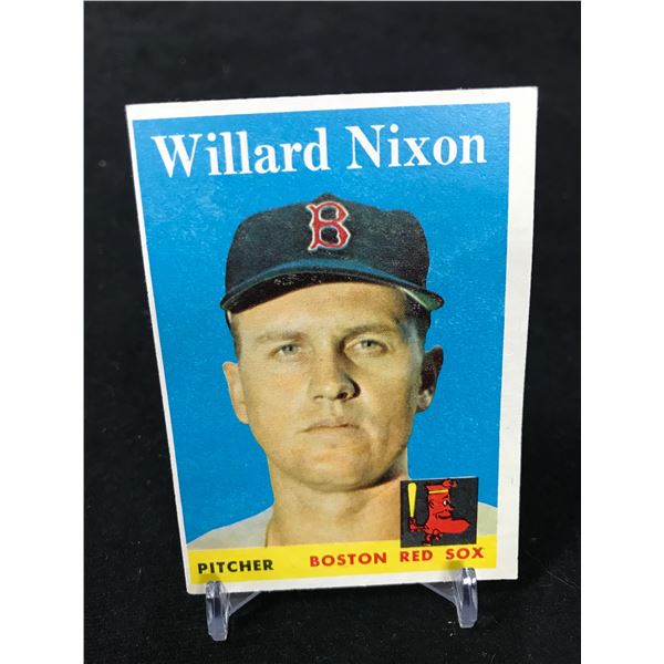 1958 TOPPS NO. 395 WILLIARD NIXON