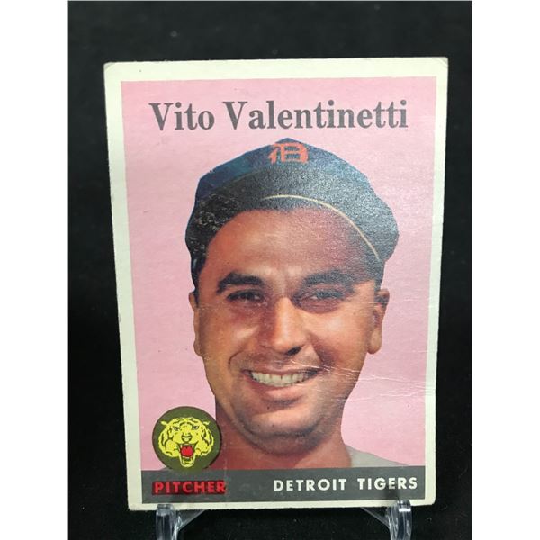 1958 TOPPS NO. 463 VITO VALENTINETTI