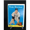 Image 1 : 1958 TOPPS NO. 220 TOM BREWER