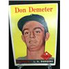 Image 1 : 1958 TOPPS NO. 244 DON DEMETER