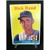 Image 1 : 1958 TOPPS NO. 218 DICK RAND