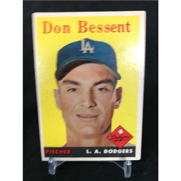 1958 TOPPS DON BESSENT