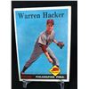 Image 1 : 1958 TOPPS NO. 251 WARREN HACKER