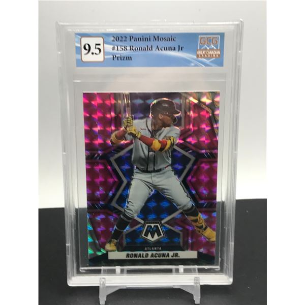 RONALD ACUNA JR MOSAIC PRIZM GCG 9.5