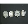 Image 1 : Four Firemen's Badges