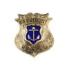 Image 1 : Gold Shield Shape Firemen's Badge