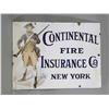 Image 1 : Continental Fire Insurance Porcelain Sign