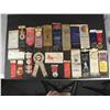 Image 1 : 14 Firemen's Muster Ribbons and 3 Postcards