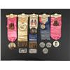 Image 1 : 5 Firemen's Convention/Muster  Ribbons/Badges