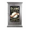 Image 1 : Rare Globe Dye Cabinet With Reverse Glass Front