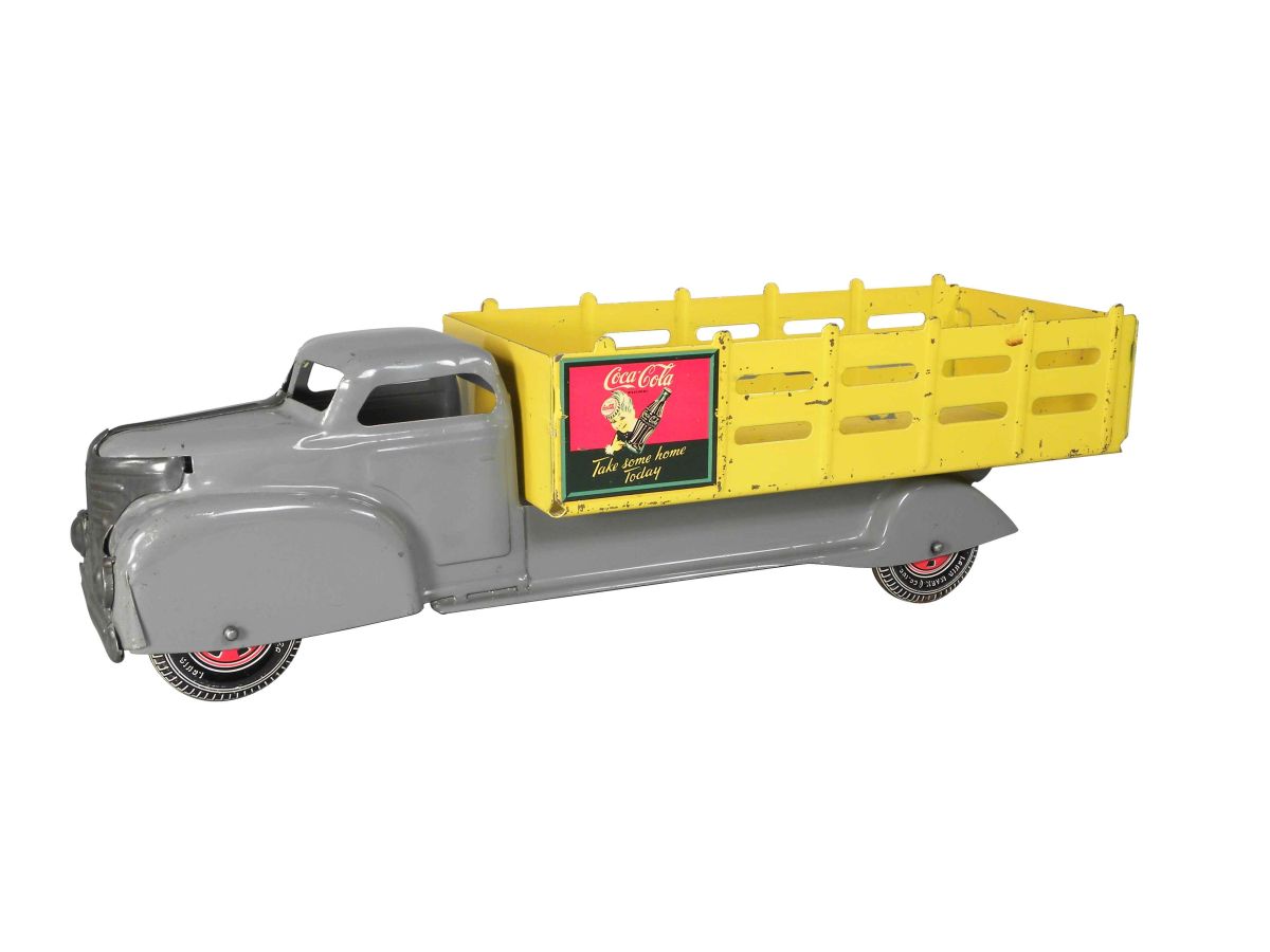 Marx Coca Cola Pressed Steel Delivery Toy Truck
