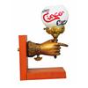 Gas, wall mounted figural cigar lighter
