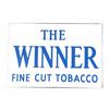 Image 1 : The Winner Fine Cut Tobacco Porcelain Flange Sign