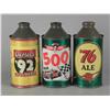 Image 1 : Three Cone Top Beer Cans