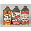 Image 1 : Three Cone Top Beer Cans