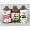 Image 1 : Three Cone Top Beer Cans