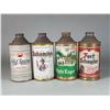 Image 1 : Four Cone Top Beer Cans