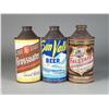 Image 1 : Three Cone Top Beer Cans