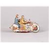 Image 1 : Tin Motorcycle with side car Toy