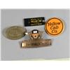 Image 1 : Four Yellow Cab Company Items
